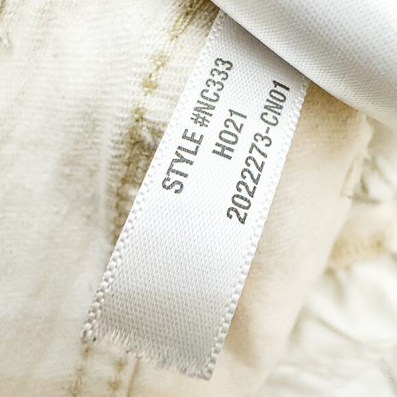 Madewell The Perfect Vintage Straight Jean Cream Denim Jeans Size 26 - Picture 8 of 9